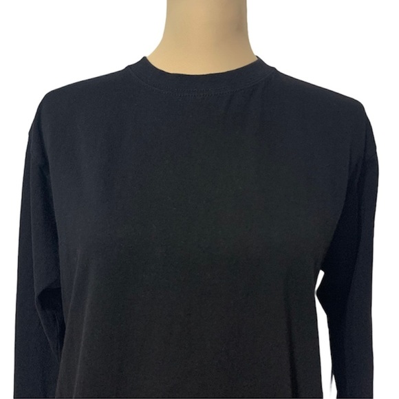 Women’s Black tops Sz L long Sleeves tee Sun Tees - Picture 4 of 12